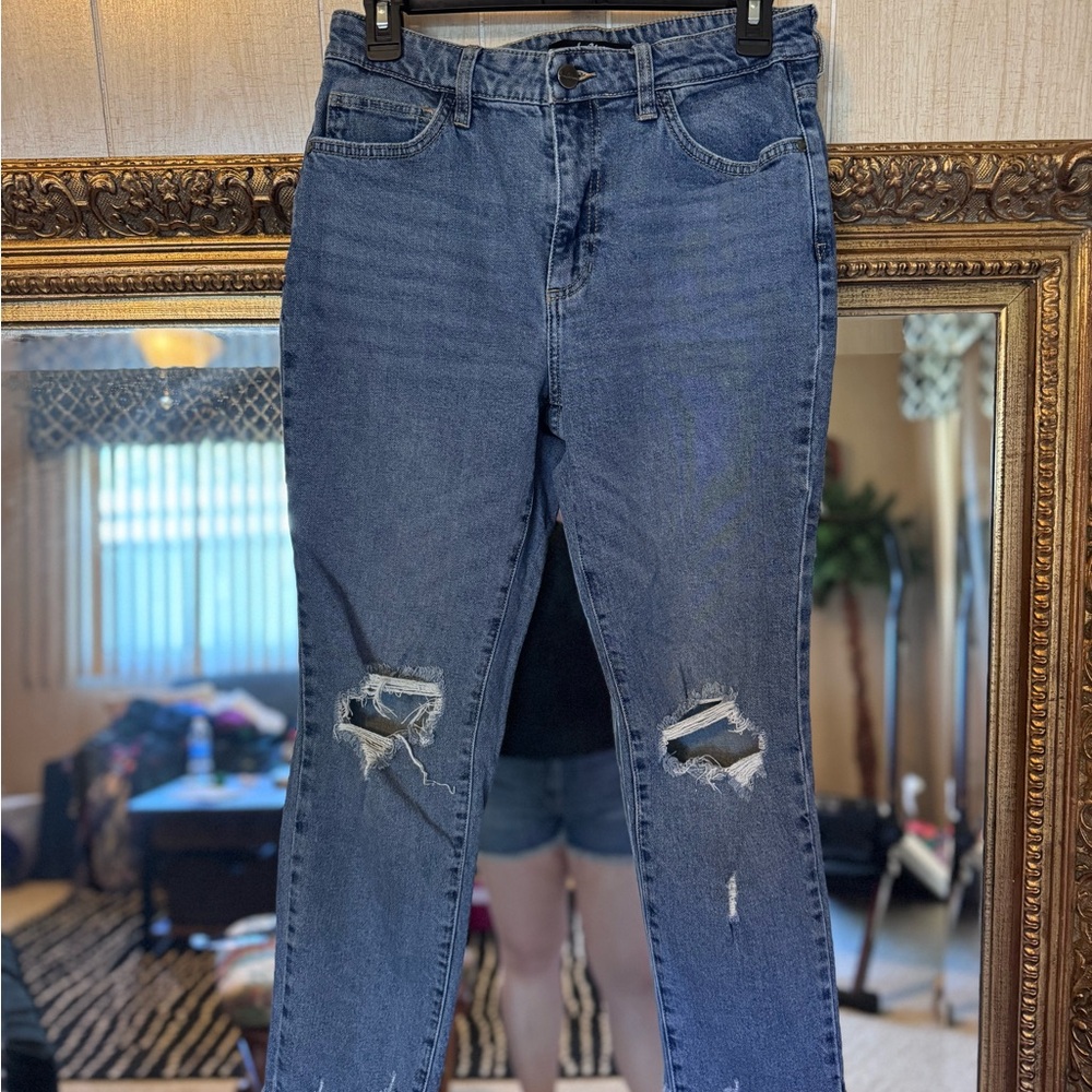Distressed Blue Jeans- Sam Edelman